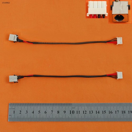 Роз'єм живлення для ноутбука Acer Aspire E5-522 E5-532 E5-573 E5-574 V3-574 V3-575 EX2511, (5.5*1.7 45W, 185mm з проводом/кабелем)