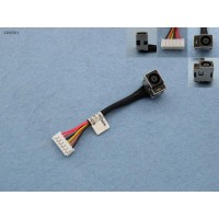 Роз'єм живлення для HP Compaq Presario CQ50 G50 CQ60 G60 CQ60 CQ70 G70, (з проводом, 486637-001 496835-001)