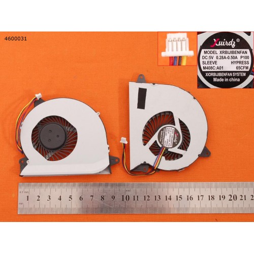 Вентилятор для Asus U31 U31F U31J U31E U31JG U31JF U31S, (13GN1B10P230-1, BFB0705HA-WK08, KDB0705HB AM13, Аналог)