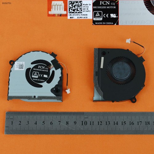 Вентилятор для ноутбука Dell G3 3579 3779 G5 5587 P75F, (CPU fan, 0TJHF2, DFS481105F20T, DC28000KUF0, Original)
