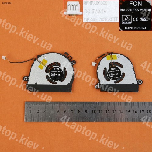 Вентиляторы для ноутбука Lenovo Yoga 710-15 Yoga 710-14 (Left+Right, Long line, Original)