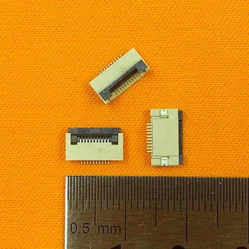 FFC Разъем для ноутбука 10pin*0.5mm, Flip type, контакты внизу