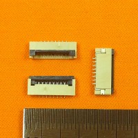FFC Разъем 8pin*1.0mm, Flip type, контакты внизу