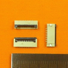 FFC Разъем 8pin*1.0mm, Flip type, контакты внизу
