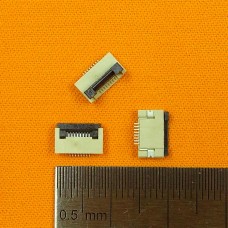 FFC Разъем 8pin*0.5mm, Flip type, контакты внизу