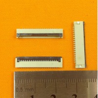 FFC Роз'єм 18pin*1.0mm, Flip type, контакти внизу