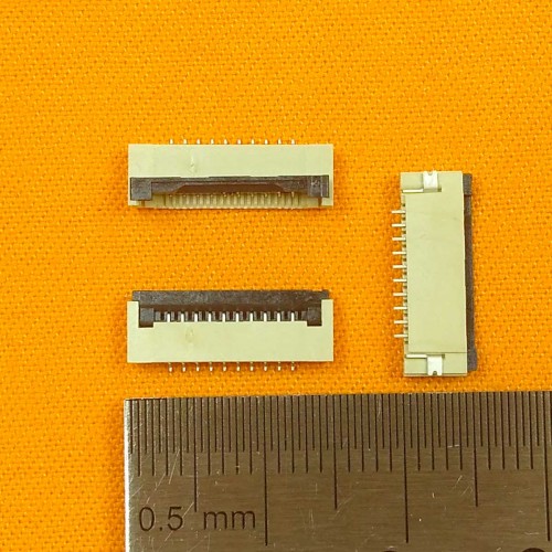 FFC Роз'єм 10pin*1.0mm, Flip type, контакти внизу
