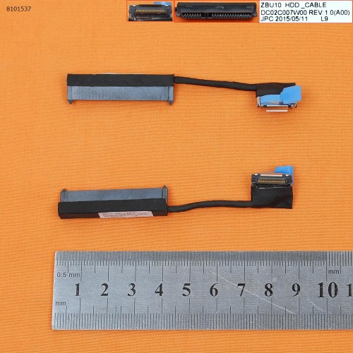 Шлейф Sata HDD/SSD для ноутбука Dell Latitude E7450, (DC02C007W00, 0T1FMW)