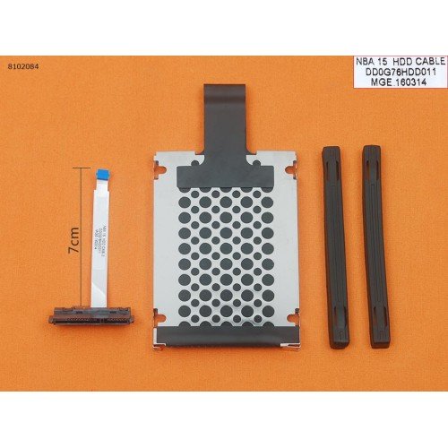 Шлейф Sata HDD/SSD з кріпленням для ноутбука HP Pavilion 15-C 15-CB 15-CC 15-CK 15-CB000TX, (короткий, DD0G76HDD011)