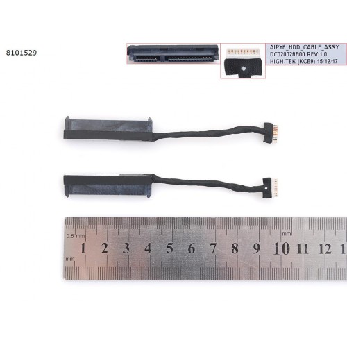 Шлейф Sata HDD/SSD для ноутбука Lenovo Y700-14ISK Type 80NU, (DC020028B00, AIPY6, 5C10K44730)