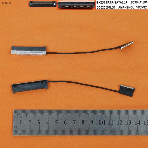 Шлейф Sata HDD/SSD для ноутбука Lenovo ThinkPad X260 Type 20F5 20F6, (DC02C007L00, 01AW442)