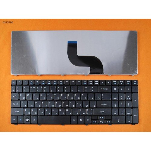 Клавіатура для Acer Aspire 5810 5741 5552 5750 5560 5738 5740 5749, RU, чорна