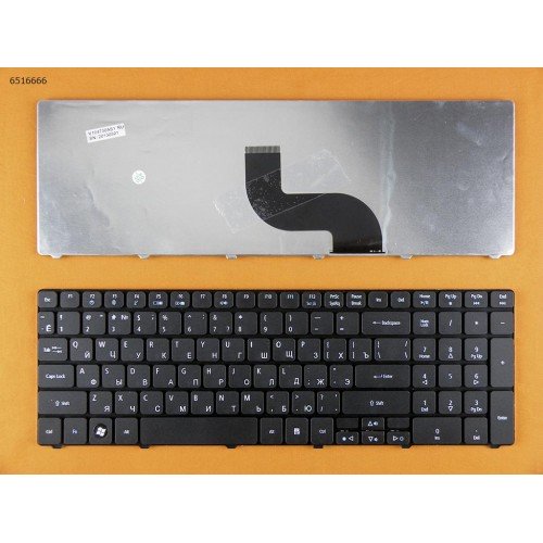 Клавіатура для Acer Aspire 5810 5741 5552 5750 5560 5738 5740 5749, RU, чорна