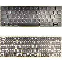 Клавиатура для Apple MacBook Pro A1707 15" RU (черная, с подсветкой)