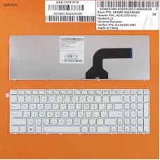 Клавиатура для Asus K52 G53 G60 G73 X55 X61 Series, RU, белая