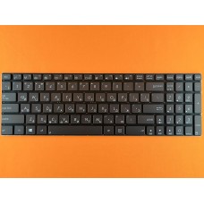 Клавиатура для Asus Zenbook Ux51 UX51VZ series, RU (серая, с подсветкой, Original)