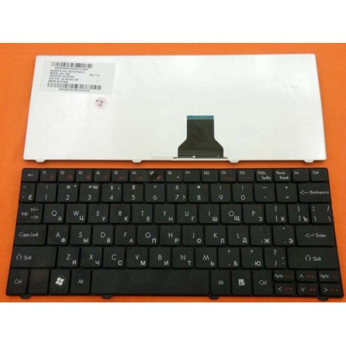 Клавиатура для ноутбука Acer Aspire 1410 1810 1830, One 751 721, Ferrari One 200, Gateway LT31 EС14, RU, Black