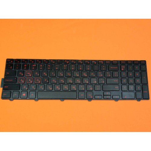 Клавіатура DELL Inspiron Gaming 15-7559 RU (красные символы, Original)