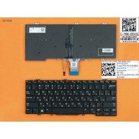 Клавіатура для Dell Latitude 13 7380 5280 5289 5290 7280 7290 7380 7389 7390, RU, (Black, Backlight, Original)