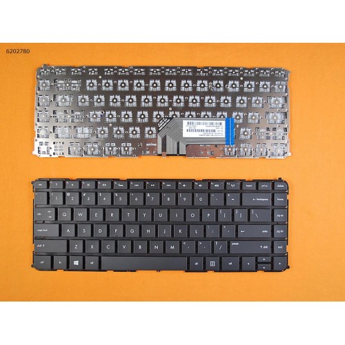 Клавіатура для HP Envy 4-1000 6-1000 4t-1000 6t-1000, US, (чорна, без рамки, під підсвітку, Original)