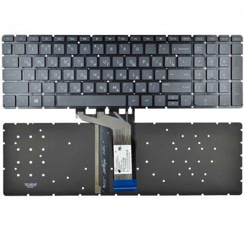 Клавіатура для HP ENVY x360 M6-w000 M6-W102Dx M6-W RU (чорна, з підсвіткою, без рамки, Original) 