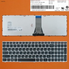 Клавиатура для Lenovo IdeaPad g50-30 G50-70 Z50-70 B50-30 B50-45 Z51-70 300-15ISK 500-15ISK, RU, (черная c серой рамкой)