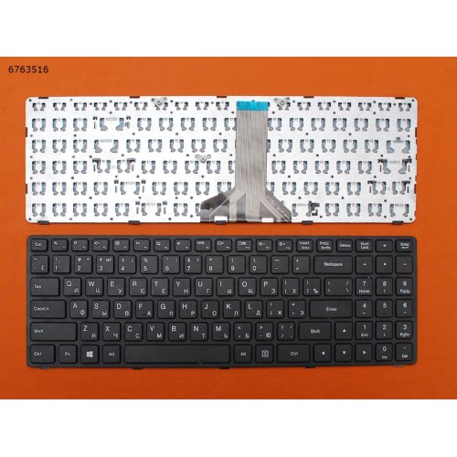 Клавиатура для ноутбука Lenovo B50-50, Ideapad 100-15IBD, RU, черная