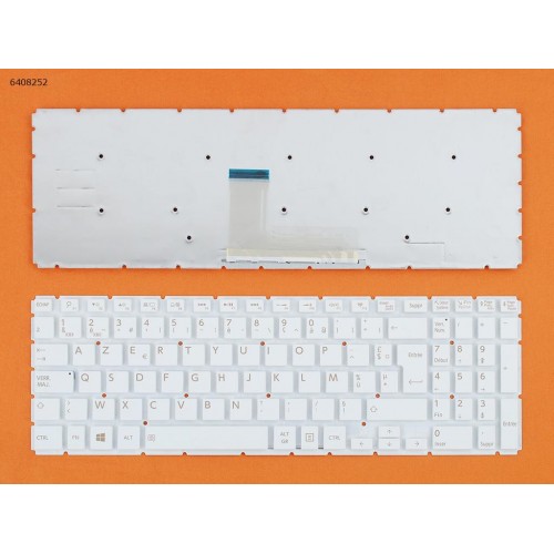 Клавиатура для ноутбука Toshiba Satellite L50-B FR (белая, вертикальный Enter)