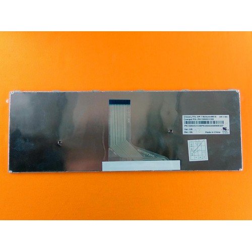 Клавіатура Toshiba Satellite L40-A C40d RU (біла, Original)