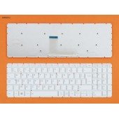 Клавіатура Toshiba Satellite L50-B FR (біла, вертикальний Enter)