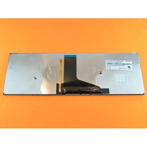 Клавіатура Toshiba Satellite L40-A C40d RU (чорна, глянцевая рамка, з підсвіткою, Original)