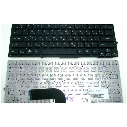 Клавіатура Sony VPC-SD VPC-SB RU чорна