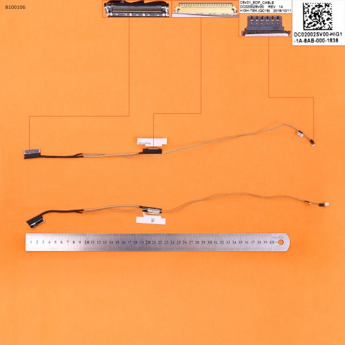 Шлейф матриці для ноутбука Acer Aspire A615-51 A515-41G A515-51 A515-51G, (eDP 30pin, DC02002SV00, C5V01, 50.GP4N2.008, Original)