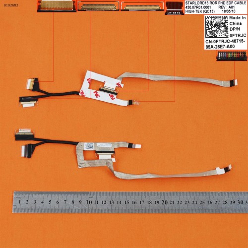 Шлейф матриці для ноутбука Dell Inspiron 13 5368 5378 5379 (40pin eDP, 450.07R01.0001, 0FTRJC, Original)