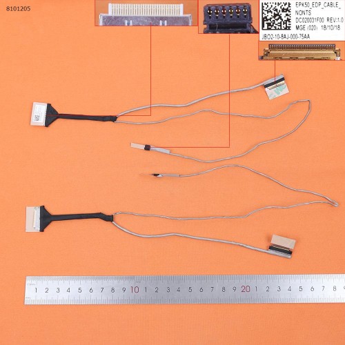 Шлейф матриці для HP Pavilion 15-DA 15-DB, HP 250 255 g7, TPN-C135 TPN-C136, (DC020031F00 EPK50 L20443-001, eDP 30pin, Original)
