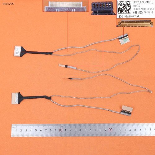 Шлейф матриці для HP Pavilion 15-DA 15-DB, HP 250 255 g7, TPN-C135 TPN-C136, (DC020031F00 EPK50 L20443-001, eDP 30pin, Original)