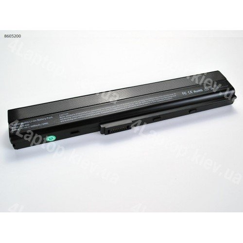 Батарея для ноутбука Asus A40 A42 A52 A62 B53 F85 K42 K52 K62 A32-N82 A42-K52 10.8V 4400mAh (Аналог)