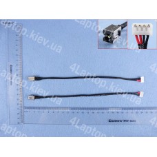Роз'єм живлення для Toshiba C850 C870 C875 L850 K855d L875d L870d, C50-A C55d L50-A, (H000037850, з проводом 23см)