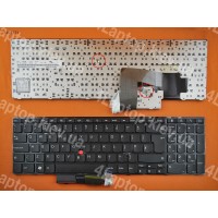 Клавіатура для Lenovo Thinkpad E520 E525 UK (чорна, з поінтстиком)