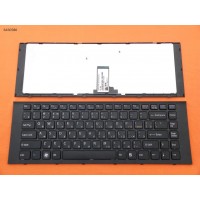 Клавиатура Sony Vaio VPC-EG VPC-EK чёрная, чёрная рамка
