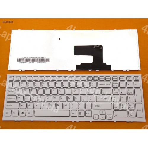 Клавиатура для ноутбука Sony VPC-EH US White Frame White
