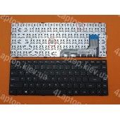 Клавиатура для Lenovo Ideapad 100-14IBY US чёрная, с чёрной рамкой