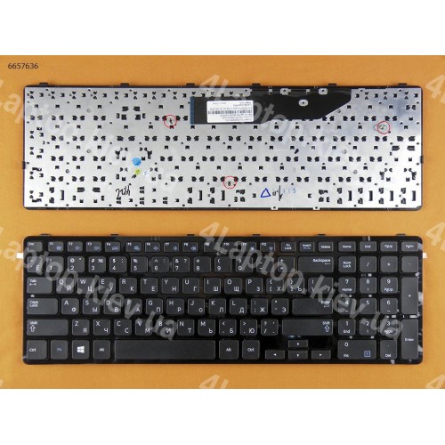Клавиатура для ноутбука Samsung Np350e7c, Np355e7c RU Чёрная