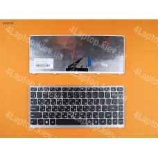 Клавіатура для Lenovo IdeaPad U310 RU (сіра рамка, Original)