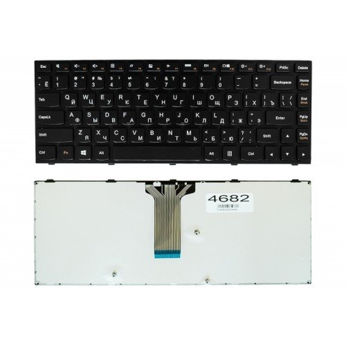 Клавіатура для ноутбука Lenovo IdeaPad B40-30 B40-45 B40-70 B40-80 G40-30 G40-45 G40-70 G40-80 B41-30, RU, Black