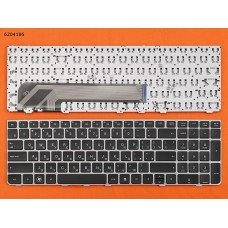 Клавіатура для HP ProBook 4535S 4530S 4730S RU (чорна, сіра рамка, Аналог) Клавіатура для HP ProBook 4535S 4530S 4730S RU (чорна, сіра рамка, Аналог)