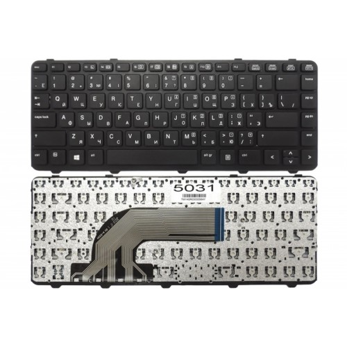 Клавіатура для HP ProBook 430 G2 440 G0 G1 G2 445 G1 G2 RU (чорна, з рамкою)