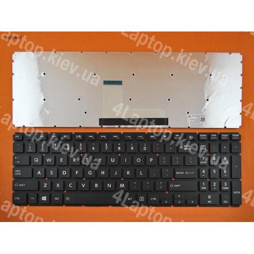 Клавіатура Toshiba Satellite L50-B US (чорна, без рамки, Original)