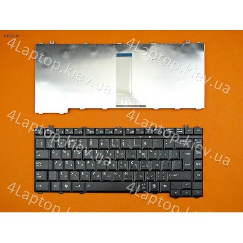 Клавиатура для ноутбука Toshiba Satellite A200 A205 A210 A215 A300 A305 M200 M300 L300 RU Black