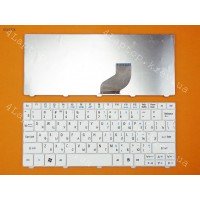 Клавиатура Acer Aspire One 521, 522, 532, D260, D270, Gateway LT21 RU, белая, Аналог